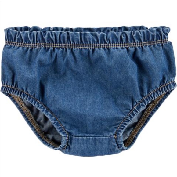 Embroidered Carters denim dress - 12 months - Picture 2 of 3